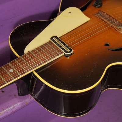 1940s Regal Rogers No 1 Electrified Archtop Guitar w/Charlie Christian-Style Pickup (VIDEO! Ready to Go) image 10