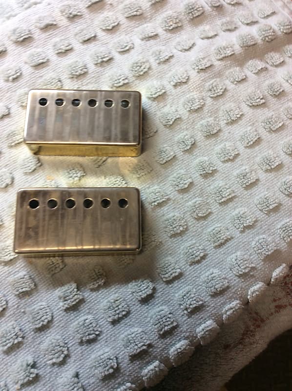 Banded - Humbucker Cover - Gold Trim - Gold on Silver Face - DECOBOOM