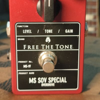 Free The Tone MS-1V MS SOV SPECIAL Free The Tone MS-1V MS SOV Special Overdrive | Reverb