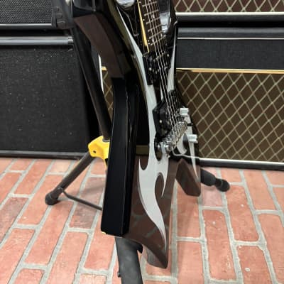 B.C. Rich Warlock Black & White Tribal image 3