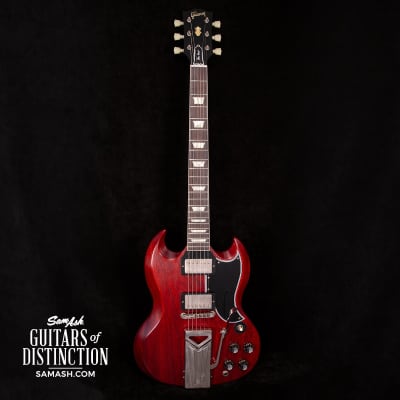 Gibson 60TH ANNIVERSARY1961LES PAUL SG STANDARD REISSUE VOS ELECTRIC GUITAR-CHERRY RED (FEB24) image 3