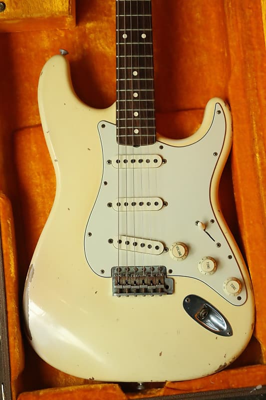 Fender Custom shop'60 Relic Cunetto 1997 Vintage White | Reverb