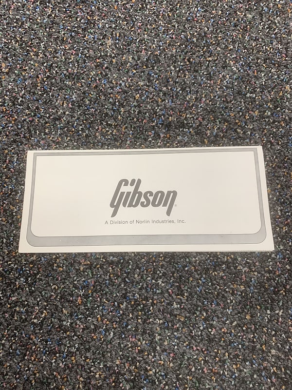 Gibson 1981 Guitar Warranty Card Reverb