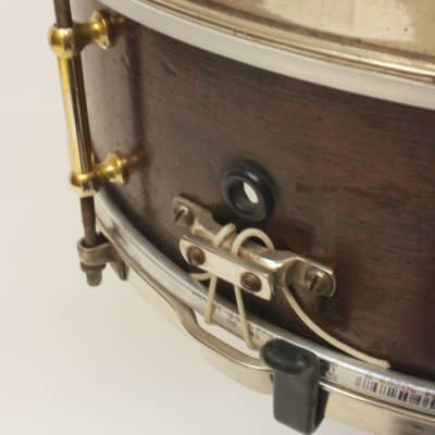 Decolite 5x15 Duplex Snare Drum Shell All Vintage Nickel Hdwr 1900s image 10