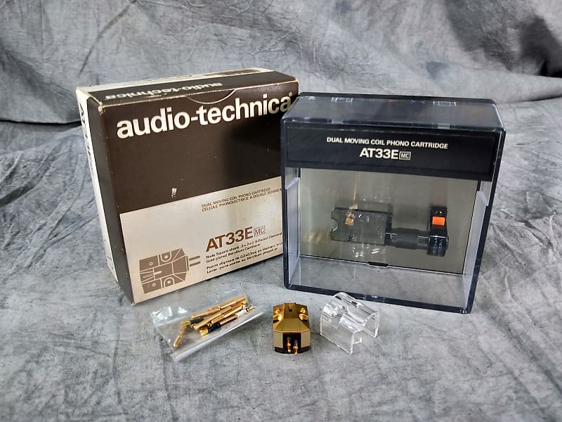 Audio-Technica AT-33E MC Cartridge W/ Original Box In Excellent Condition