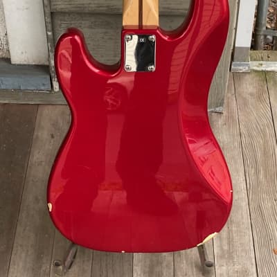 2003 Fender Deluxe Precision Bass Special  - Candy Apple Red PJ style image 4