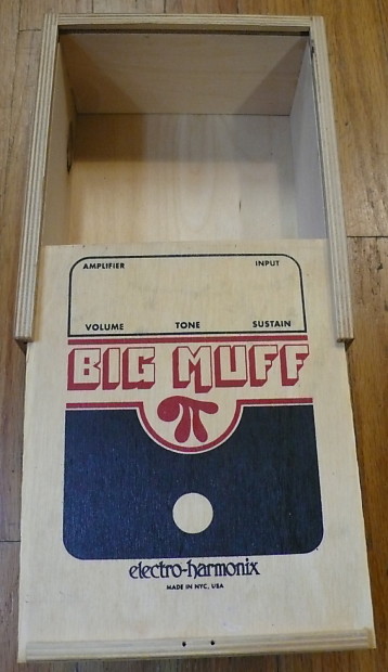 Electro-Harmonix Big Muff Fuzz Wood Box ONLY Guitar Effects