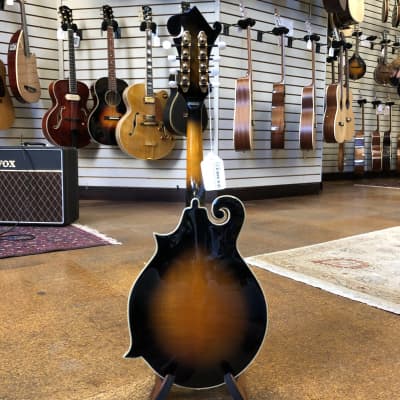 Gold Tone Mastertone GM-70+ F-Style All-Solid Mandolin High Gloss Tobacco Sunburst image 6