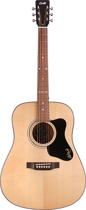 Guild A-20 Bob Marley Acoustic Guitar, Natural w/ Gig Bag image 1