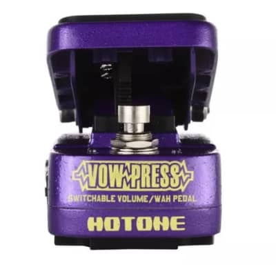 Hotone Vow Press Switchable Volume/Wah 2010s - Purple NEW image 6