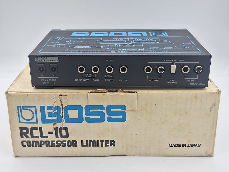 🎶Boss RCL-10 Micro Rack Series Compressor Limiter 1985