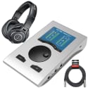 RME Babyface Pro FS 24-Channel 192kHz USB Audio Interface with Audio-Technica ATH-M40x Headphones and XLR Cable