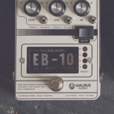 Walrus Audio EB-10 EQ Boost, Cream image 1