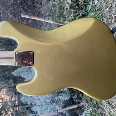 1981 Fender Collector's Series Jazz Bass - Atzec Gold - OHSC image 4