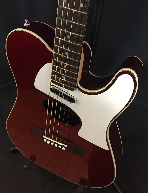 Fender Telecoustic Deluxe Acoustic-Electric Guitar Candy