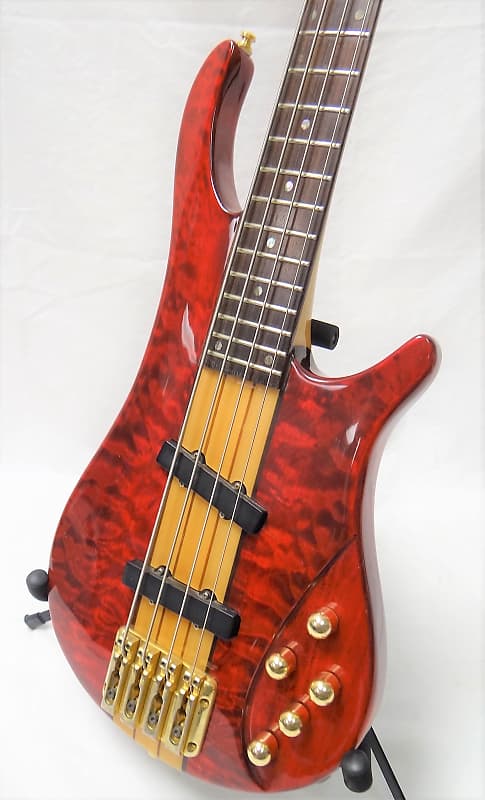DEAN guitar ディーン Razor アンバー 4弦ベース 専用ケース付 Dean Razor Neck Thru Bass | Reverb