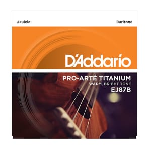 D'Addario EJ87B Titanium T2 Baritone Ukulele Strings