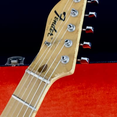 LEFTY! Vintage 1972 Fender USA Telecaster Custom Color Black Nitro Guitar Flamey Maple Neck Tele Relic Left HSC 7.2lb! image 16