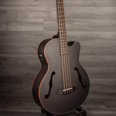 Aria FEB F2M Satin Black Medium scale Acoustic Bass image 3