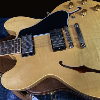 NEW Gibson Custom 1959 ES-335 Reissue Murphy Lab Ultra Light Aged Natural - Authorized Dealer 7.9 lb - Quilt Maple - 110105 image 7