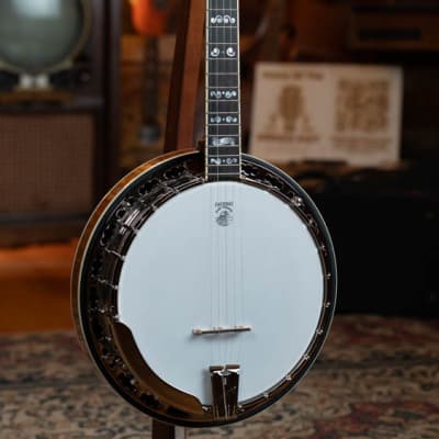 Deering Calico 5 String Curly Maple Resonator Banjo w/Spikes Installed #AX45 image 7