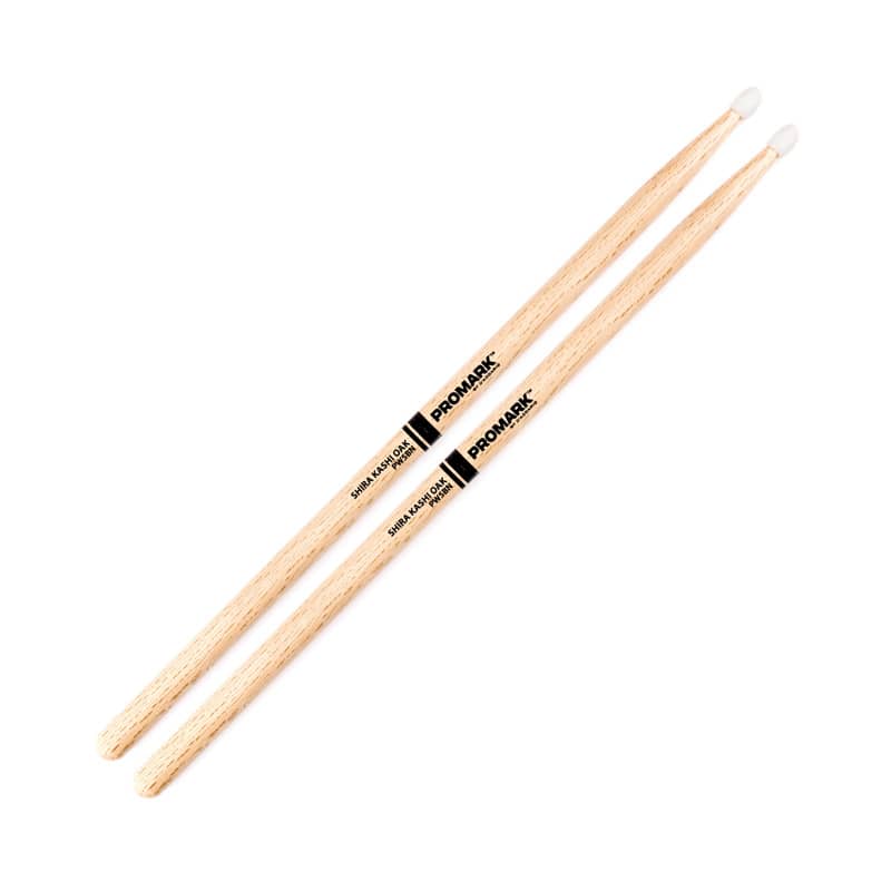 Tiger TDA80-5A Hickory Drumsticks with Nylon Tips