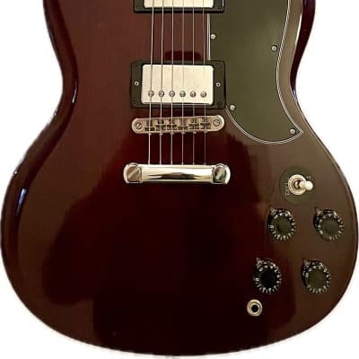 FGN Neo Classic DC10 Double Cut Wine Red SG Electric Guitar | Reverb