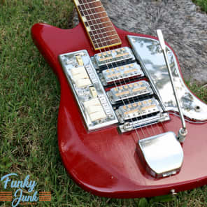 ~Holy Grail~ 1962 Teisco SS-4L "Hound Dog Taylor" Guitar - Ry Cooder - Silvertone Guyatone Japan MIJ image 9