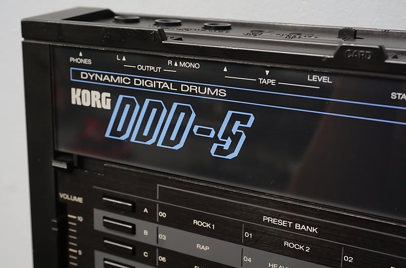 KORG DDD-5 Vintage 80s Dynamic Digital Programmable Drum Machine