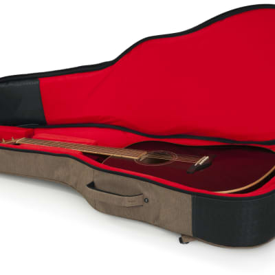 Gator GT-ACOUSTIC-TAN Transit Series Acoustic Guitar Gig Bag - Tan image 2