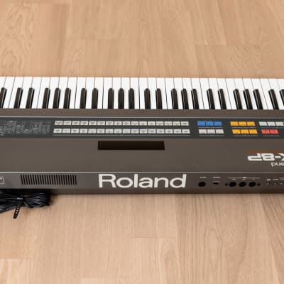1985 Roland JX-8P Vintage Polyphonic Synthesizer & PG-800 Programmer w/ Cases image 10