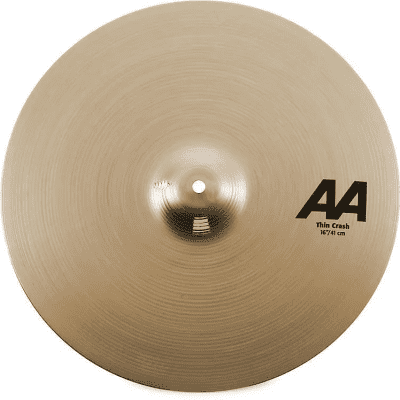 Sabian 16" AA Thin Crash Cymbal