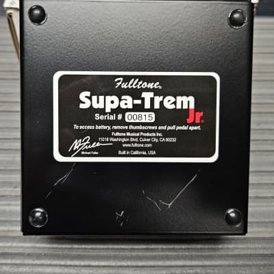 Fulltone Supa-Trem JR (ST-JR) - Black image 3