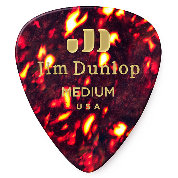 Dunlop 483R05MD Celluloid Standard Classics Medium Guitar Picks (72-Pack) image 1