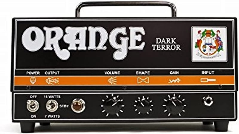 Orange Amplifiers DA15H Dark Terror 15 15W Tube Guitar Amp Head image 1
