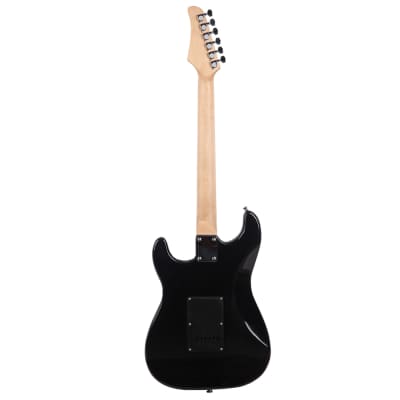 Glarry GST Stylish Electric Guitar Kit with Black Pickguard Dark Blue image 3
