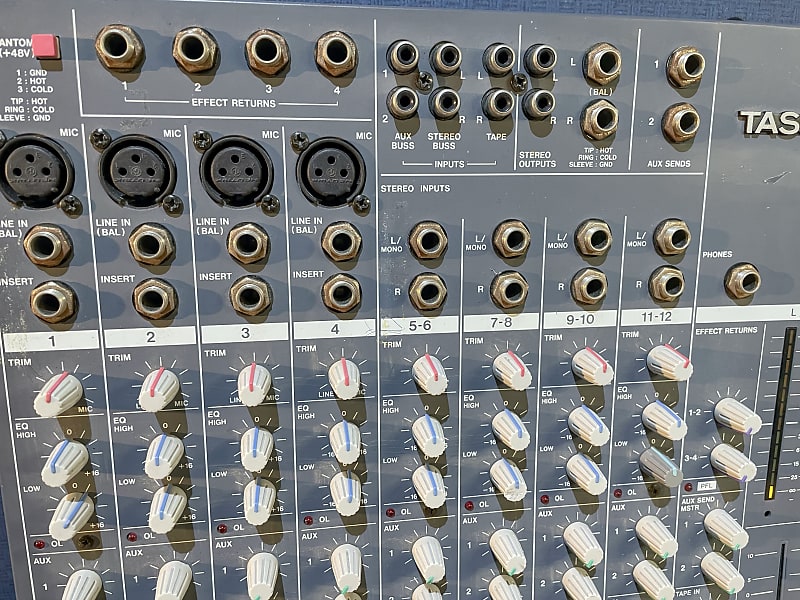 TASCAM M-08 8 Channel Analog Mixer - Vintage Mixing Console | Reverb