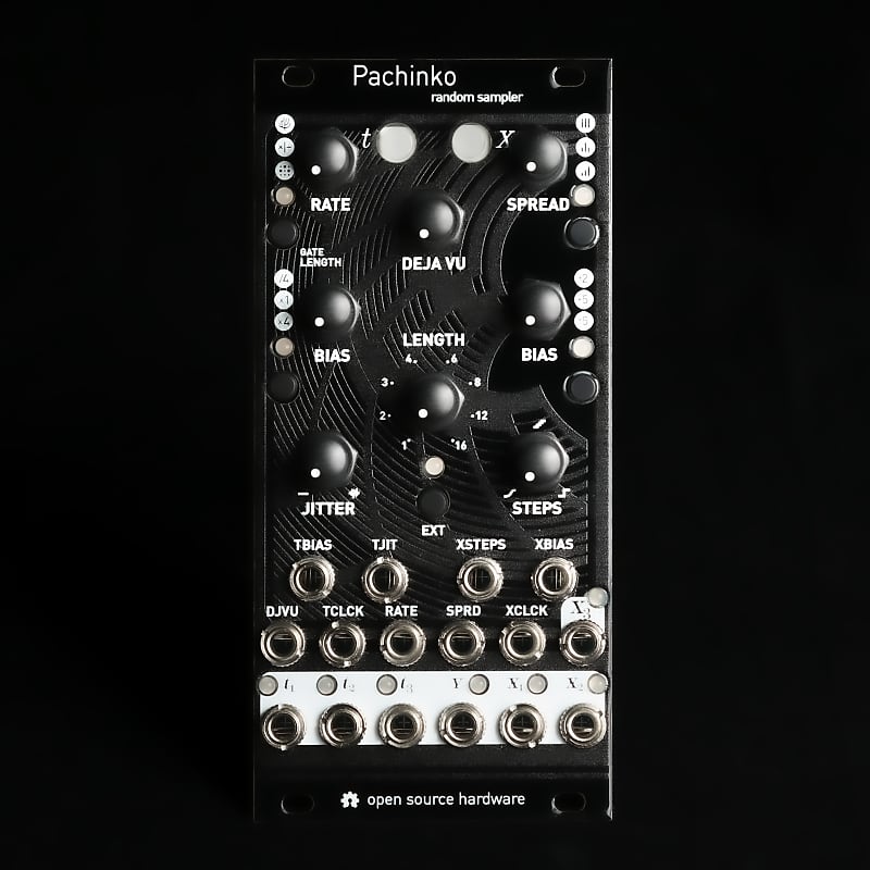 Pachinko uMarbles Antumbra Cara Mutable Instruments Marbles Eurorack Synth Module (Black Aluminum) image 1