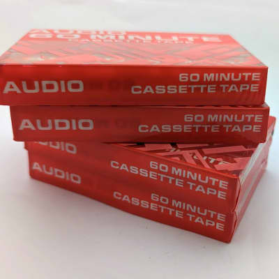 Walmart Blank Audio Cassettes Tapes 4 Pack 60 Minute - New Sealed image 1