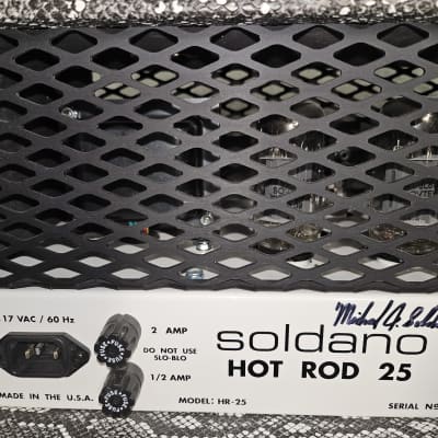 Soldano Hot Rod 25 2-Channel 25-Watt Guitar Amp Head with Gator road case image 7