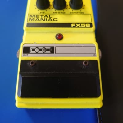 【レア】DOD FX58 L MANIAC DOD FX58 Metal Maniac Distortion Rare Vintage Guitar Effect