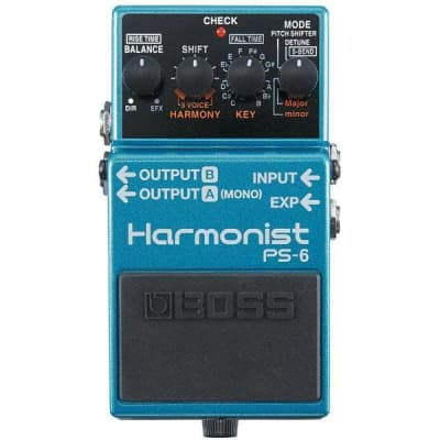 Boss PS-6 Harmonist Pedal 3-voice Guitar Harmony Effects