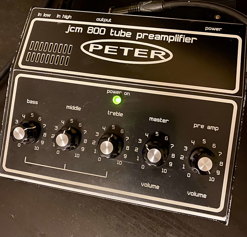 Rare Peter preamp clone Marshall Jcm 800 tube preamplifier Reverb