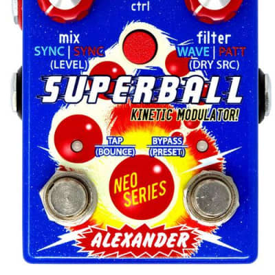 Reverb.com listing, price, conditions, and images for alexander-pedals-superball-kinetic-modulator