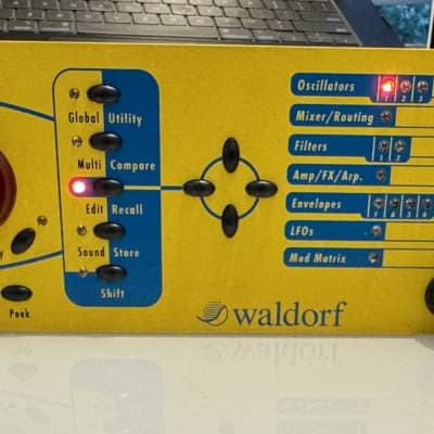 Waldorf Micro Q Rackmount Synthesizer 1999 - 2011 - Yellow