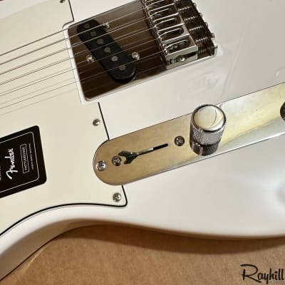 Fender Player Telecaster LH Left Handed White MIM Electric Guitar image 13