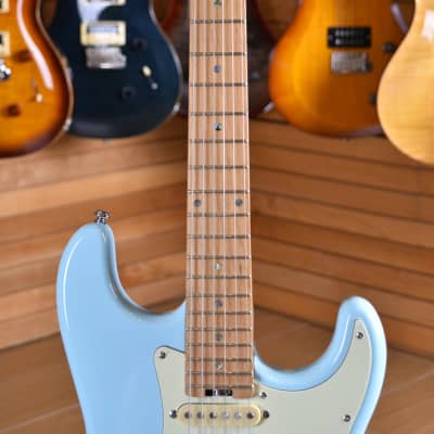 Schecter Traditional Route 66 Chicago SSS Sugar Paper Blue image 18