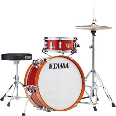 Tama Club-JAM Mini 2-Piece Drum Shell Pack with 18" Bass Drum, Candy Apple Mist image 1