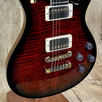 PRS Paul Reed Smith McCarty 594 10 Top Fire Red Smokewrap Flame Maple Hybrid Package w/case image 3