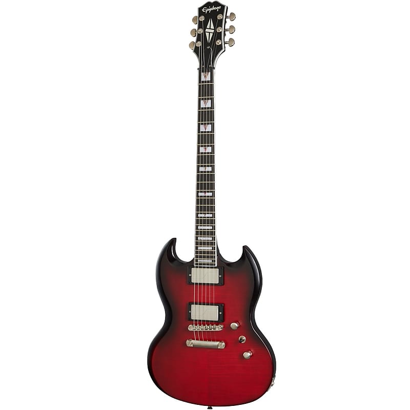 Epiphone Prophecy SG Electric Guitar Red Tiger - EISYRTABNH1 image 1